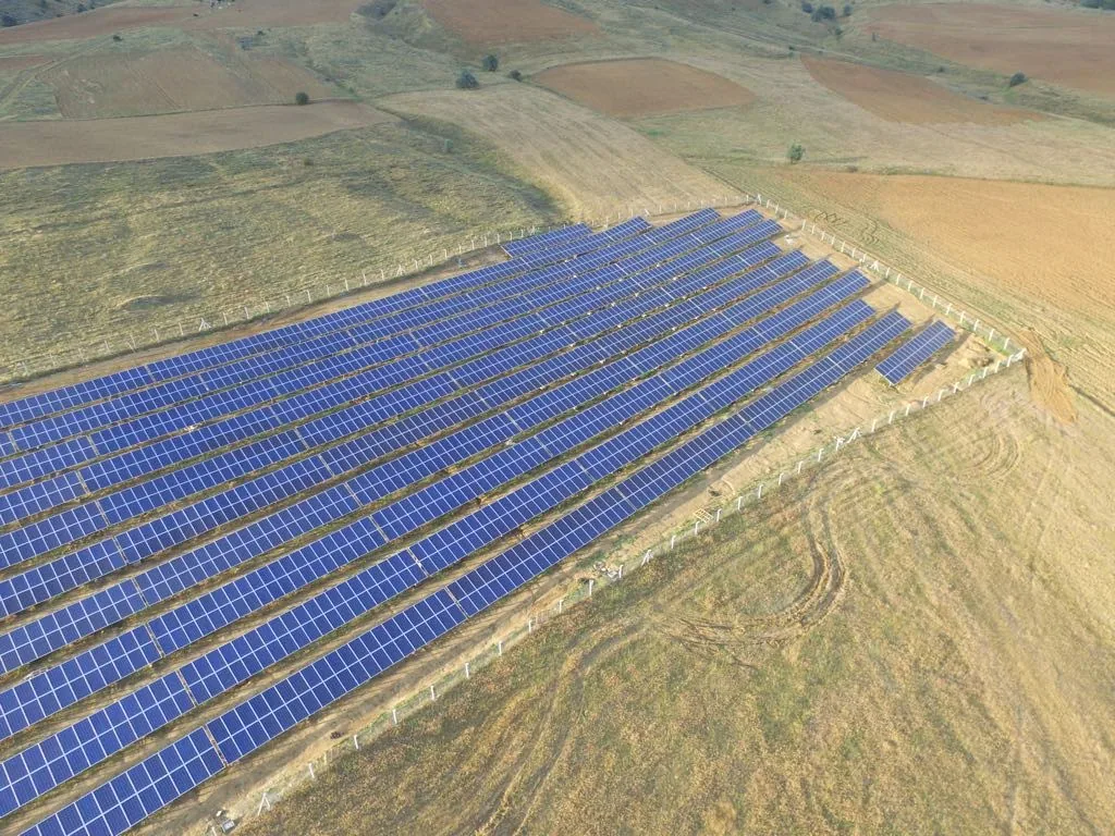 NİS 32 GES havadan genel görünüm